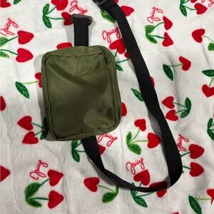 Olive Green Men's Crossbody Bag